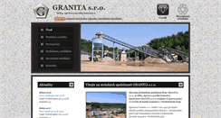 Desktop Screenshot of granita.cz