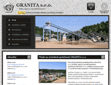 Tablet Screenshot of granita.cz